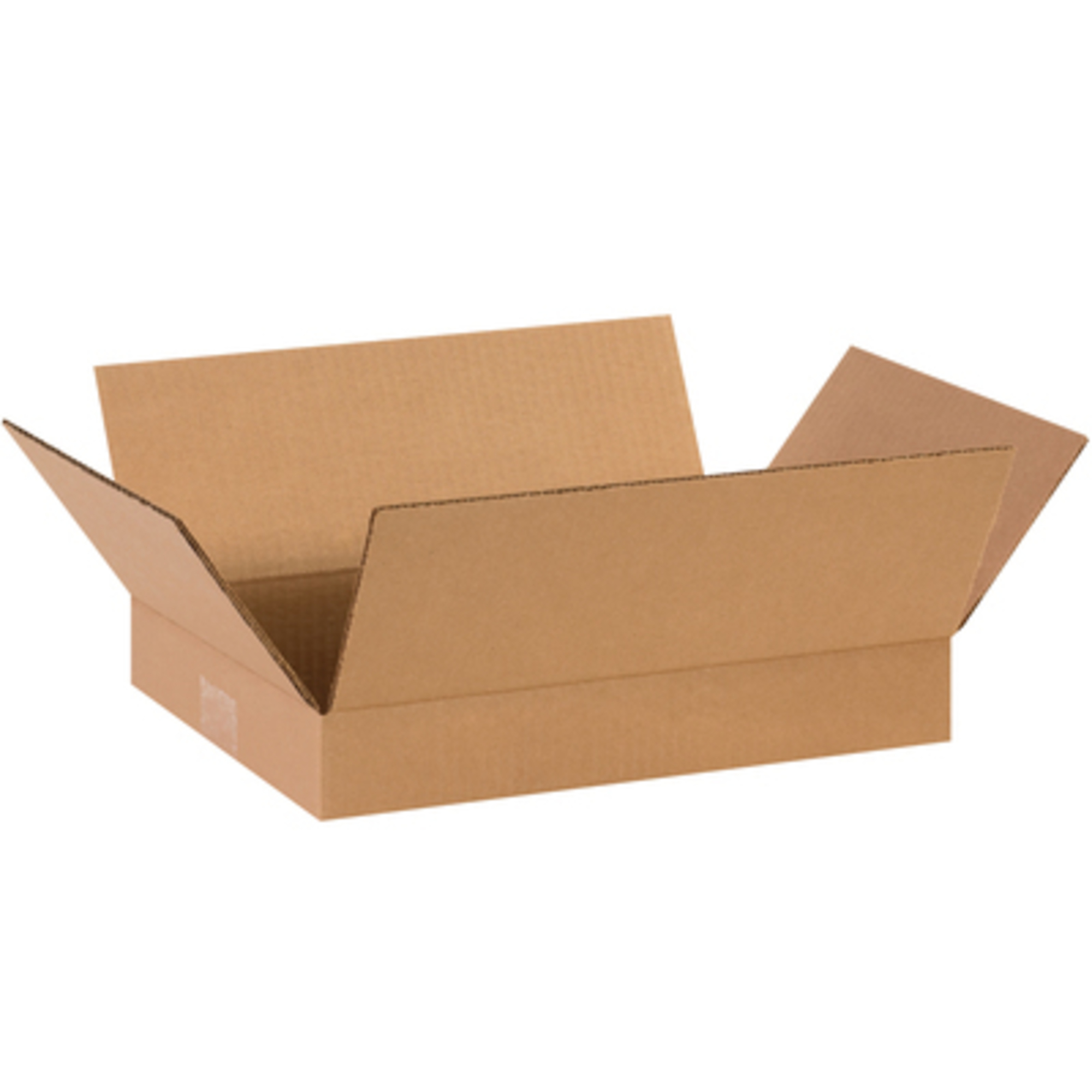 Stock Packaging Flat Corrugated Boxes — 14in. x 10in. x 2in., 25 Pcs, Model# 14102